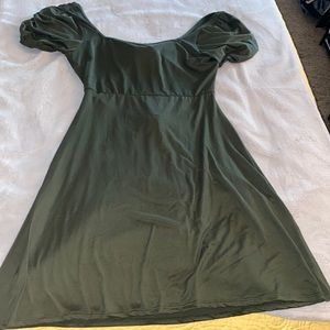 Olive green Francesca’s dress